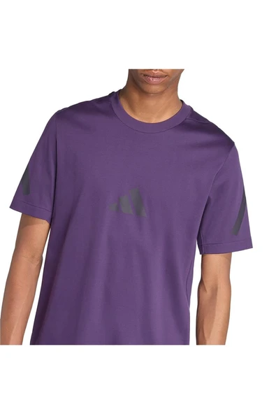 adidas Erkek Mor M Z.N.E. Tee JW4739 - Resim 5