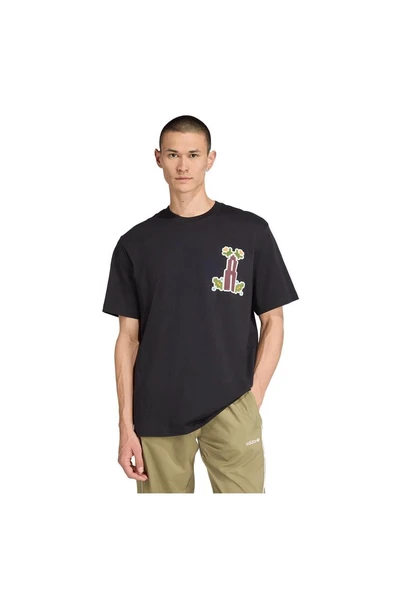 Erkek  Siyah  T-Shirt MG LO TEE JY2974 - Resim 2