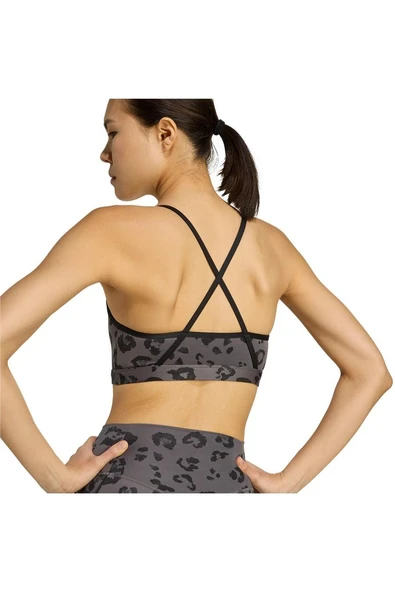 adidas Gri Kadın   Sporcu Sütyeni AER LS BRA AOP JN2662 - 6
