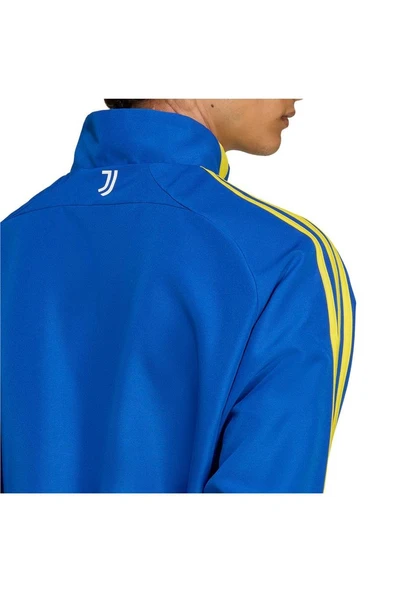 adidas Erkek  Mavi  Ceket JUVE UBP TT JM9470 - Resim 5