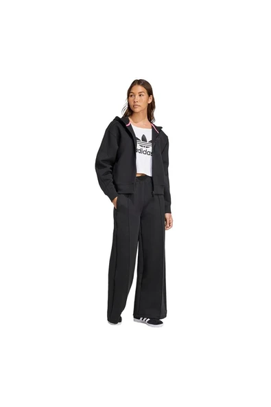 adidas Siyah Kadın   Ceket SPACER 3S FZ JY2619 - 4