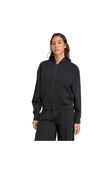 adidas Siyah Kadın   Ceket SPACER 3S FZ JY2619 - 2
