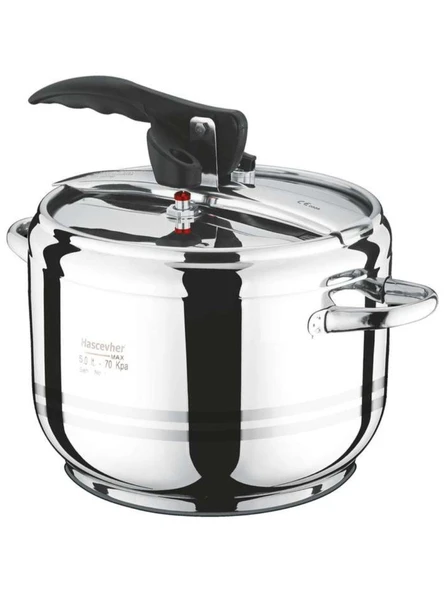 Home Perfect 5 Litre Klasik Çelik Düdüklü Tencere