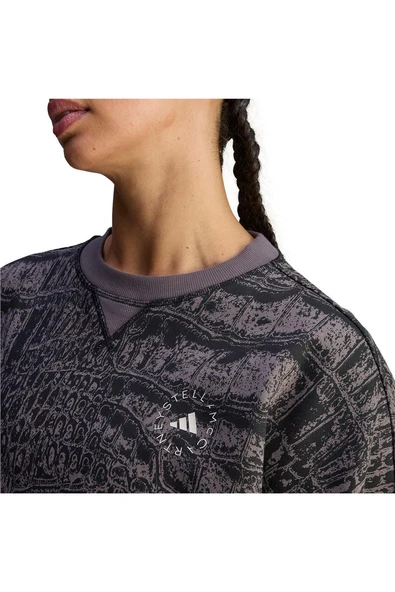 adidas Kadın  Siyah  Sweatshirt aSMC LOOSE SS P JN2215 - Resim 6