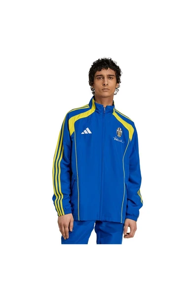 adidas Erkek  Mavi  Ceket JUVE UBP TT JM9470 - Resim 2