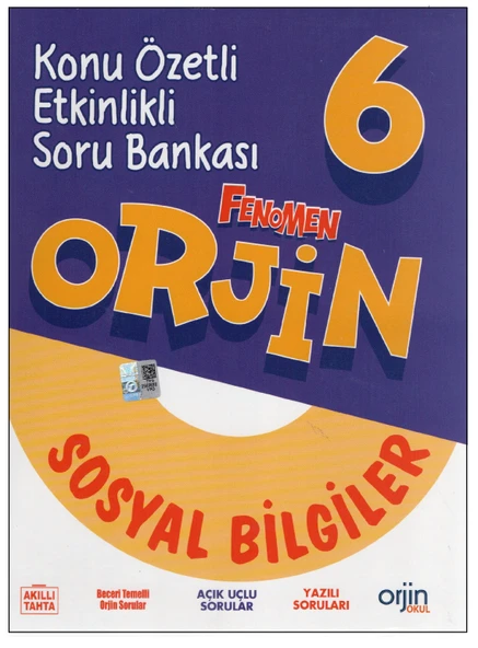 Orjin 6.Sınıf Sosyal Bilgiler Soru Bankası