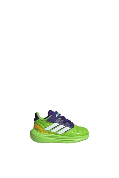 adidas Yeşil Bebek   Koşu Ayakkabısı RUNFALCON 5 IRON HULK EL I JR4932 - Resim 2