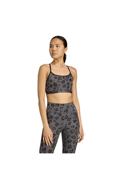 adidas Gri Kadın   Sporcu Sütyeni AER LS BRA AOP JN2662 - 3