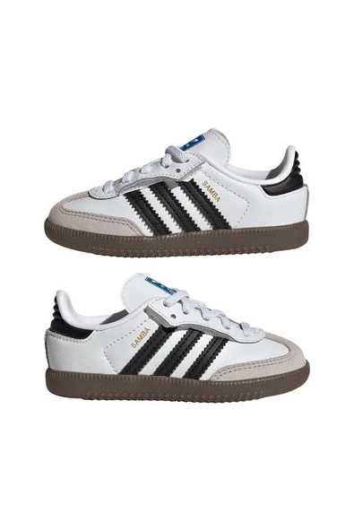 adidas Bebek  Beyaz  Sneaker SAMBA OG CF EL I JQ3191 - Resim 12