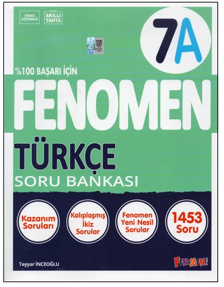 FENOMEN 7. SINIF 7A TÜRKÇE SORU BANKASI ürün görseli