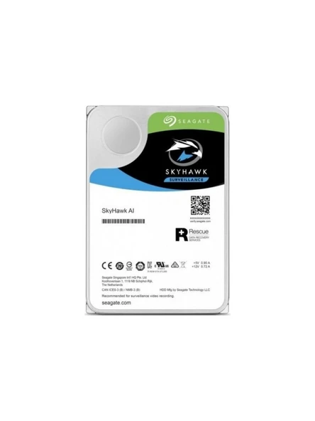 Seagate Skyhawk ST8000VX010 3.5" 8 TB 5400 RPM 256 MB SATA 3 HDD