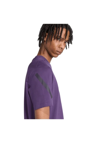 adidas Erkek Mor M Z.N.E. Tee JW4739 - Resim 6