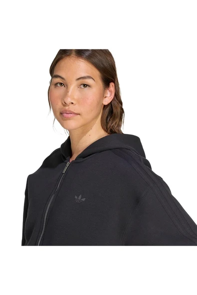 adidas Siyah Kadın   Ceket SPACER 3S FZ JY2619 - 5
