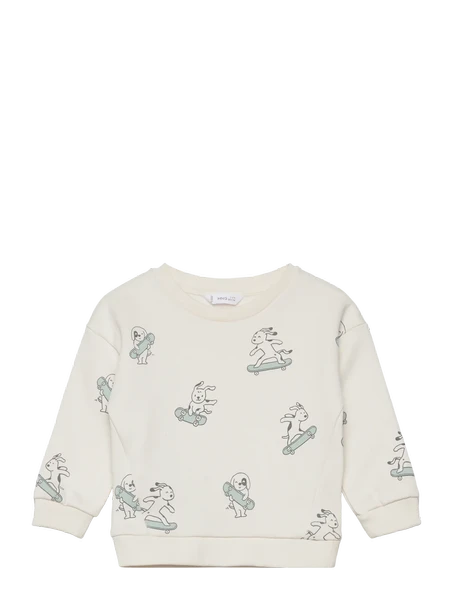 Mango Baskılı pamuklu sweatshirt - 2