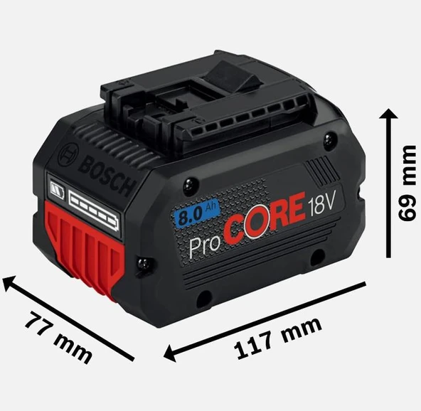 Bosch Professional ProCore 18V 8.0 Ah Akü - 2