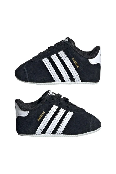 adidas Siyah  Bebek  Sneaker GAZELLE CRIB JI2046 - Resim 10