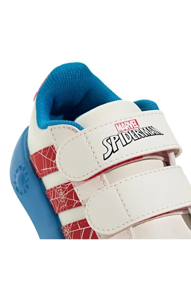 adidas Beyaz Bebek   Yürüyüş Ayakkabısı GRAND COURT SPIDER-MAN CF I JQ8072 - Resim 8