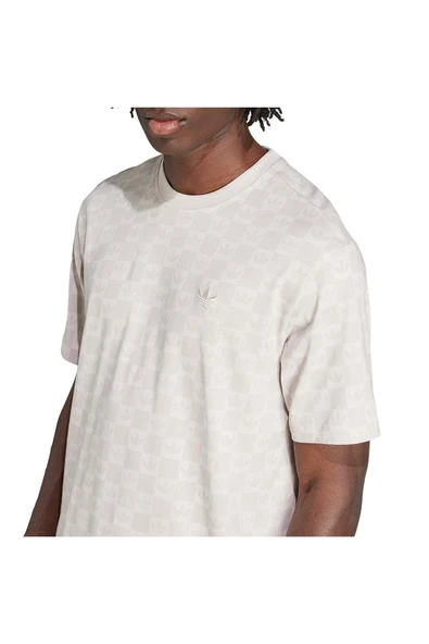 Erkek  Bej  T-Shirt MG LO SS T JY2972 - Resim 5