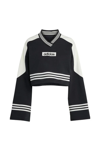 adidas Kadın Siyah CREW SWEATSHIRT JW7273 ürün görseli 1