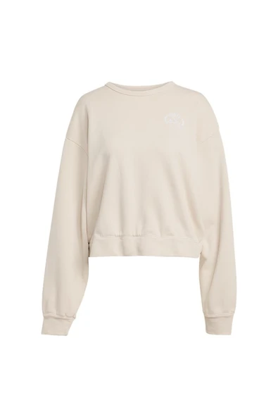 adidas Kadın Bej BUFFY CREW Sweatshirt JX1275 ürün görseli 1