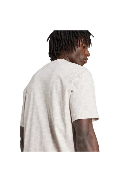 Erkek  Bej  T-Shirt MG LO SS T JY2972 - Resim 6