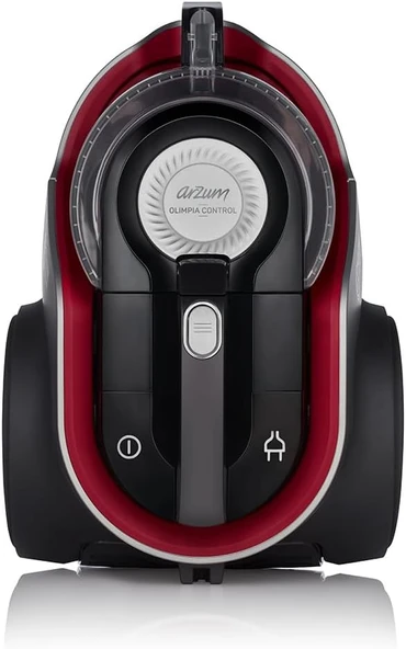 Arzum AR4094 Olimpia Control Cyclone Filtreli Süpürge, HEPA 13 Filtre, 899 W, 2.2 L Hazne, 8 m Kablo, 71 dB Ses, Gri - Resim 4