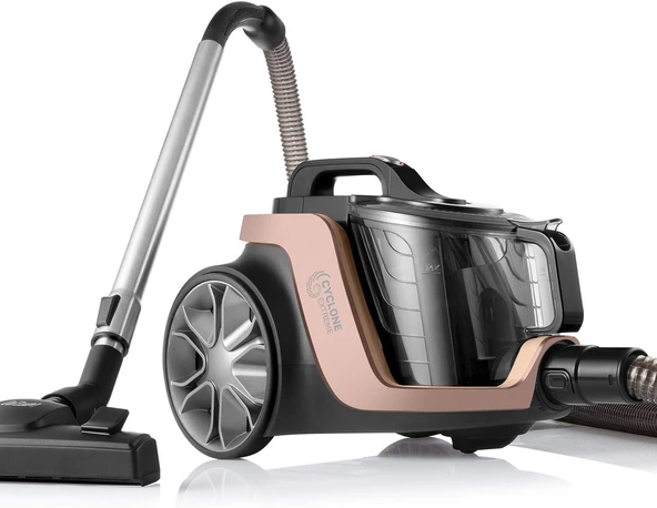 Arzum Ar4088 Olimpia Power Cyclone Filtreli Süpürge, HEPA 13 Filtre, 2.2 L Hazne, 72 dB Ses, 7 m Kablo, Tarçın