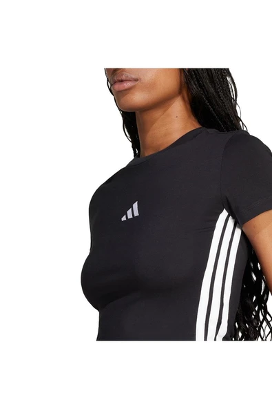 adidas Kadın  Siyah  T-Shirt W 3S SJ BABY T JC8325 - Resim 6