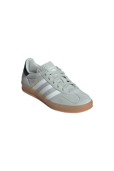 adidas Unisex Çocuk  Gri  Sneaker GAZELLE INDOOR J JP8764 - Resim 6