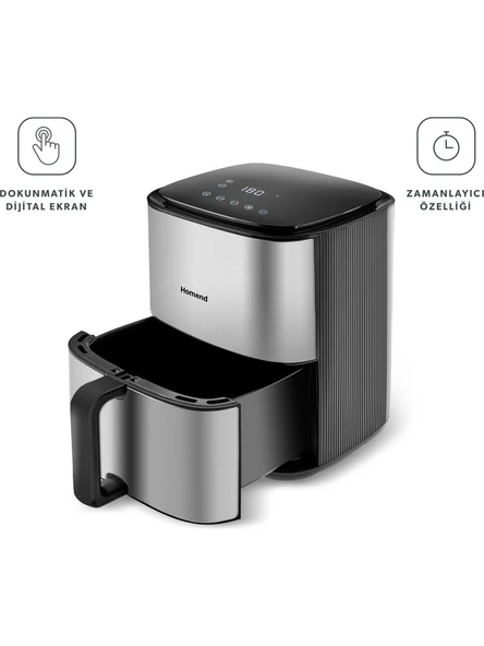 Homend Airfryday 2506H Inox 4.2 lt Yağsız Fritöz - 2