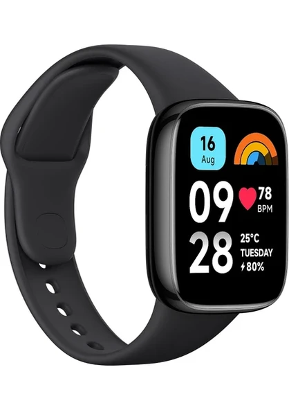 Xiaomi Redmi Watch 3 Active Siyah Akıllı Saat (Sesli Görüşme) - 1