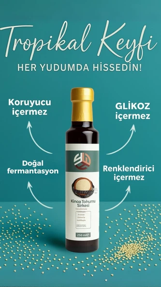 Promar Kinoa Tohumu Detox Sirkesi 250 ML - Resim 2