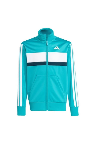 adidas Unisex Çocuk Yeşil Eşofman  J 3S TIBERIO TS JM5132 ürün görseli 1