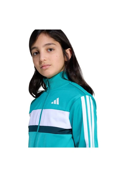 adidas Unisex Çocuk Yeşil Eşofman  J 3S TIBERIO TS JM5132 - Resim 7