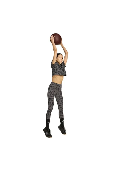 adidas Kadın Gri  WE T-SHIRT AOP JN2646 - Resim 4