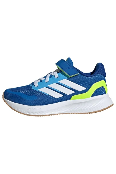 adidas Unisex Çocuk  Mavi  Koşu Ayakkabısı RUNFALCON 5 EL C JQ5610 - Resim 12
