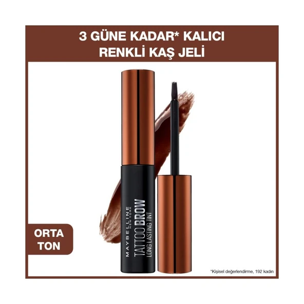 Maybelline New York Tattoo Brow Geçici Kaş Dövmesi - Orta Ton ürün görseli