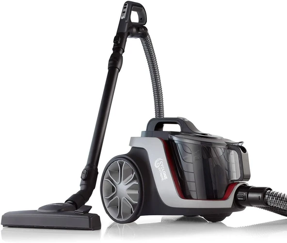 Arzum AR4094 Olimpia Control Cyclone Filtreli Süpürge, HEPA 13 Filtre, 899 W, 2.2 L Hazne, 8 m Kablo, 71 dB Ses, Gri - Resim 2