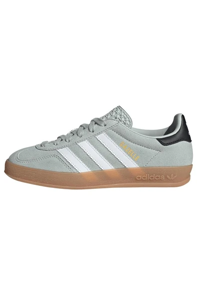 adidas Unisex Çocuk  Gri  Sneaker GAZELLE INDOOR J JP8764 - Resim 12