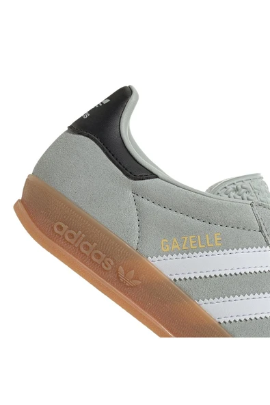 adidas Unisex Çocuk  Gri  Sneaker GAZELLE INDOOR J JP8764 - Resim 9
