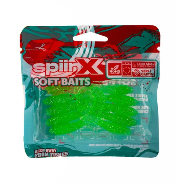 Spiinx Crazy Tail Kuyruk 75mm Silikon Yem - Resim 8