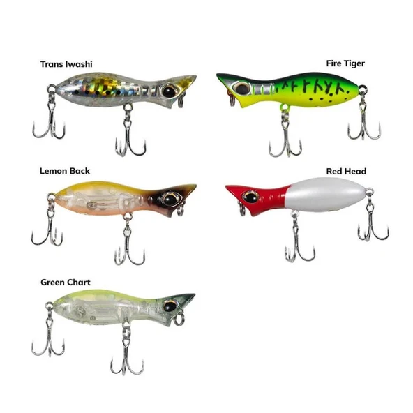 Ryuji Baby Poper 5cm 3.5gr Maket Yem - Trans Iwashi - Resim 2