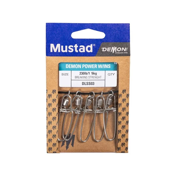 Mustad Demon DLSS03 Klipsli Fırdöndü - Resim 2
