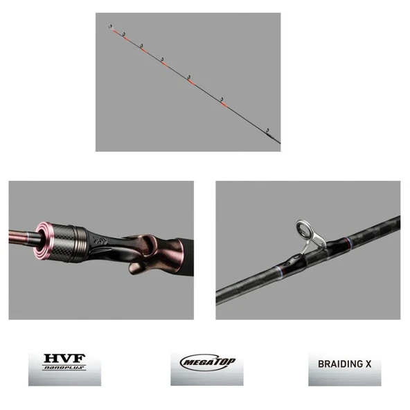 Daiwa New Kohga Tenya Game 206cm 40-150gr Tai Rubber Kamış - Resim 2