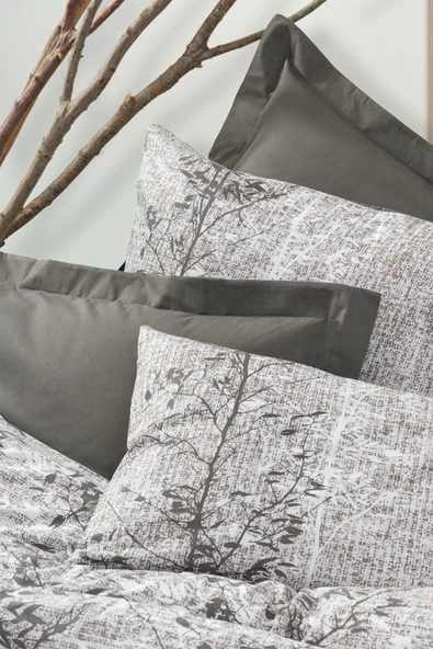 Dual Çift Kişilik Nevresim Takımı Odin Kahve - Resim 2