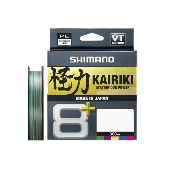 Shimano Kairiki 8 + Plus 300m Multicolor İp Misina ürün görseli