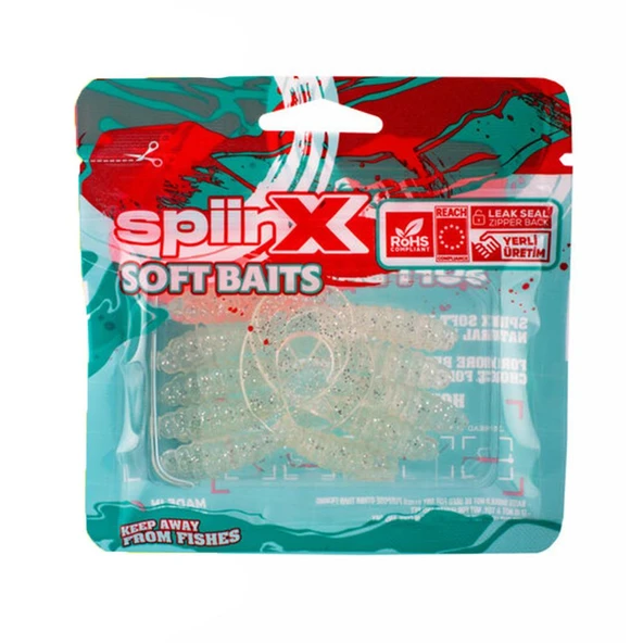 Spiinx Crazy Tail Kuyruk 75mm Silikon Yem - Resim 4