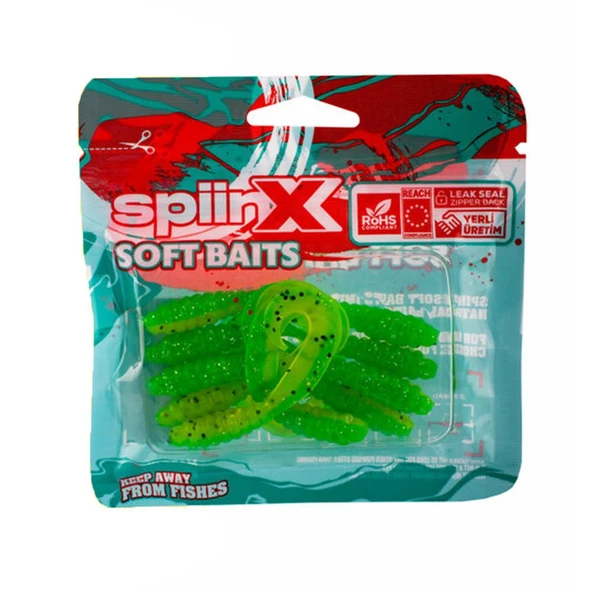 Spiinx Crazy Tail Kuyruk 75mm Silikon Yem - Resim 6