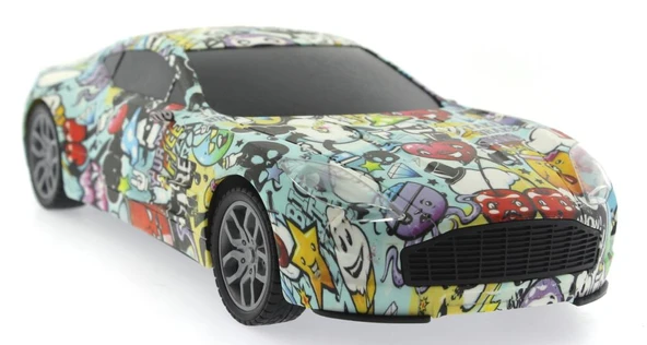 Sürtmeli Sesli ve Işıklı Yarış Arabası ÜRÜN SIFIRDIR. SORUNSUZDUR. ÜRÜN PAKETİ ZARAR GÖRDÜĞÜ İÇİN PAKETSİZDİR. - 3