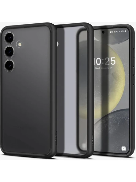 Spigen Galaxy S24 ile Uyumlu Kılıf Ultra Hybrid Frost Black - Resim 8